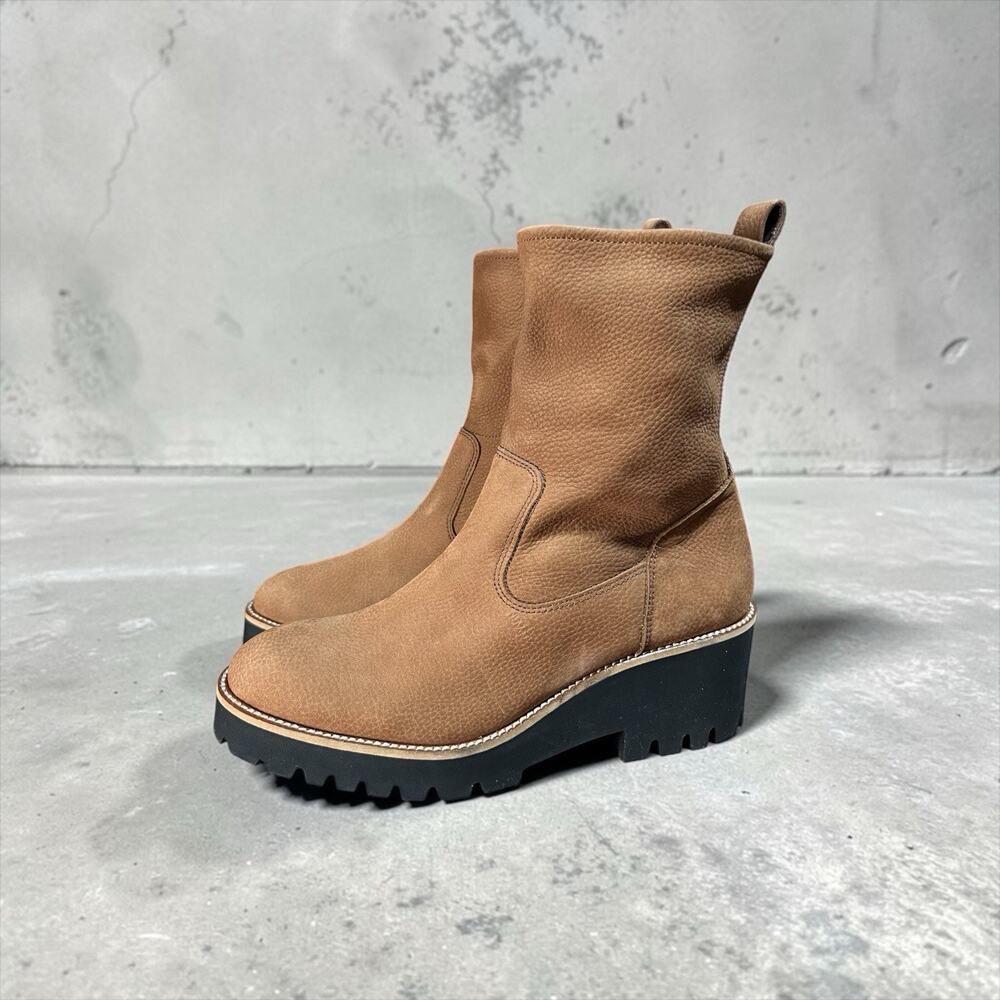 Paul Green Newbury suede wedge boots UK 6 US 8.5